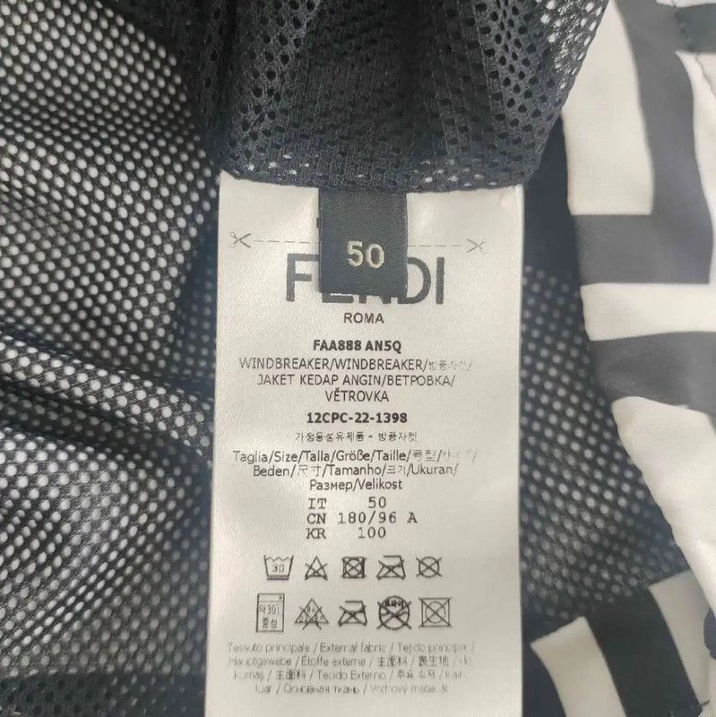 Fendi Fendi Color Block Nylon Spring Jacket 0089 Size XXL / US 16-18 / IT 52-54 - 4 Thumbnail