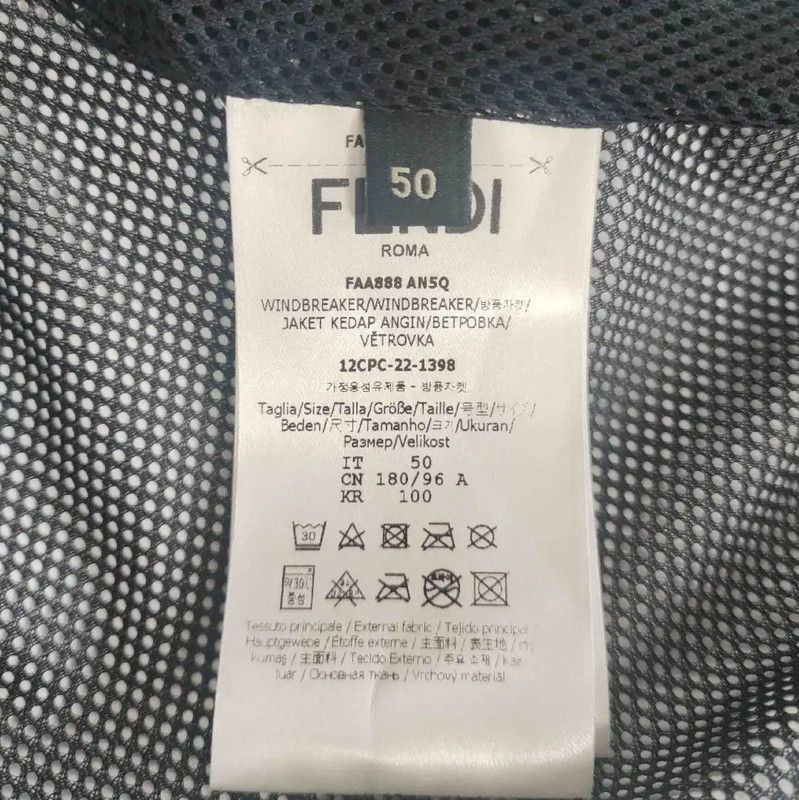 Fendi Fendi Spring Autumn Color Block Jacket 0089 Size XXL / US 16-18 / IT 52-54 - 3 Thumbnail