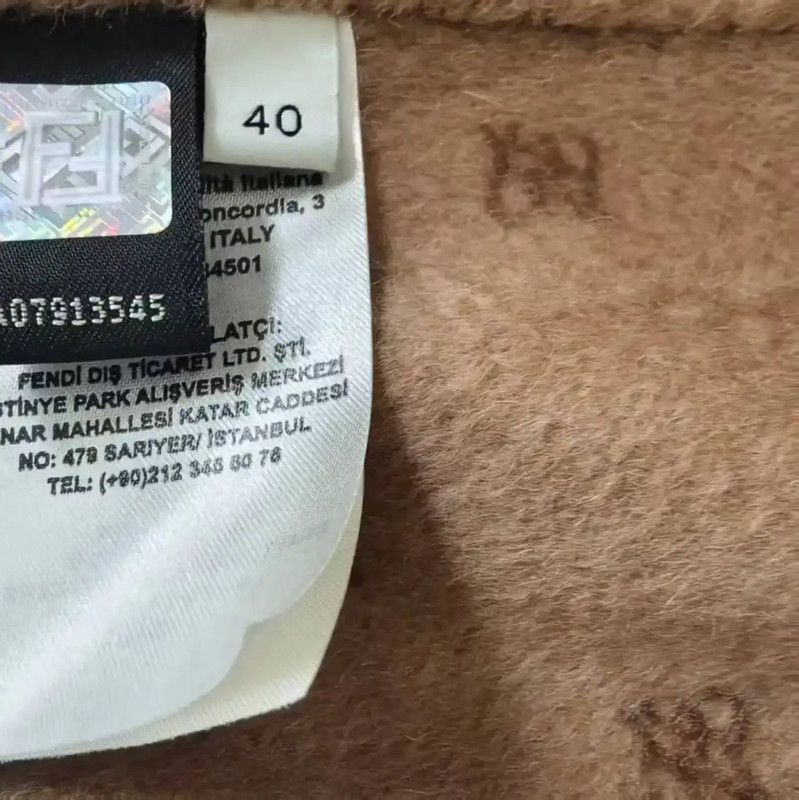 Fendi Fendi Beige Wool Women's Coat 0089 Size M / US 6-8 / IT 42-44 - 4 Thumbnail