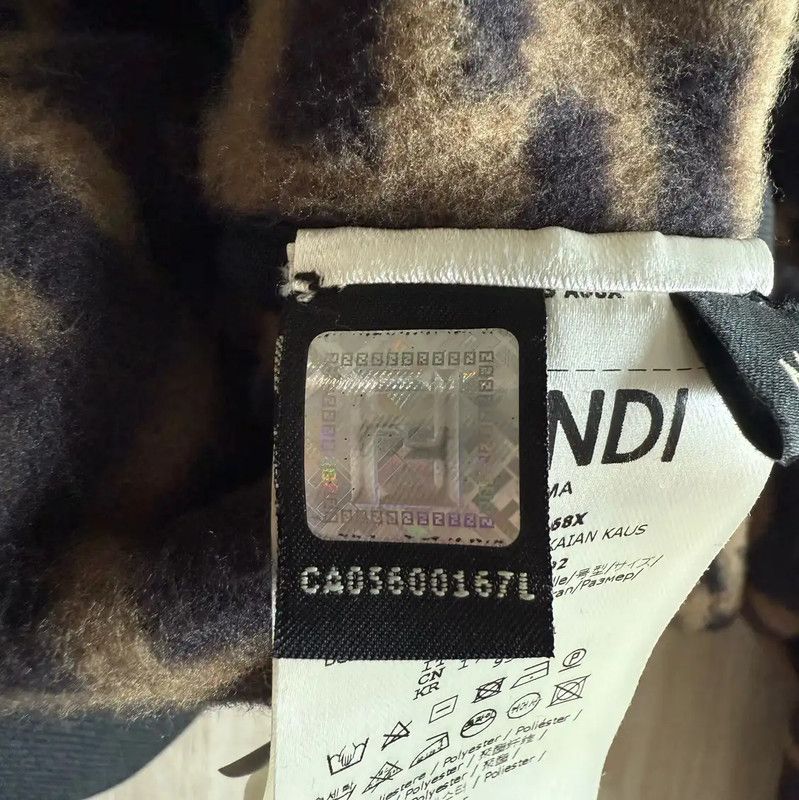 Fendi Fendi Brown Hooded Jacket for Women 0089 Size M / US 6-8 / IT 42-44 - 6 Thumbnail