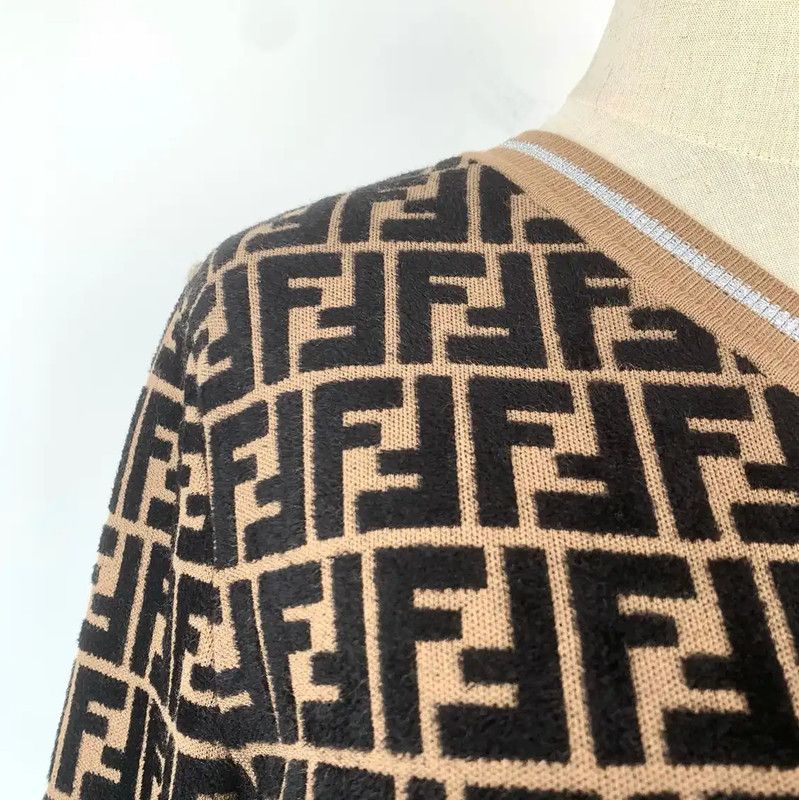 Fendi Fendi Color Block Cotton Dress Size M 0089 Size M / US 6-8 / IT 42-44 - 3 Thumbnail