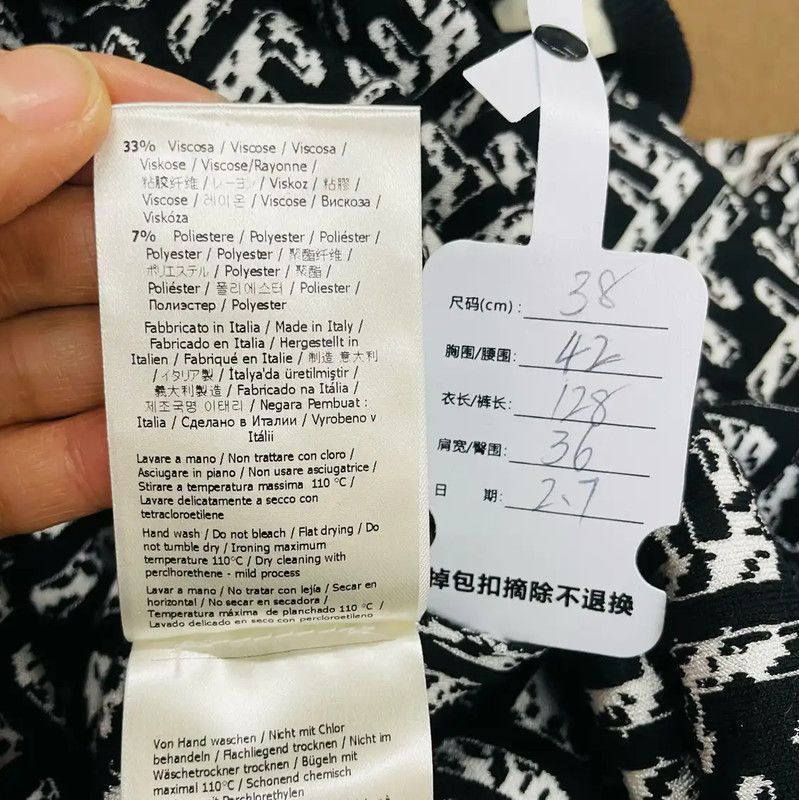 Fendi Fendi Black Cotton Dress for Women 0089 Size M / US 6-8 / IT 42-44 - 4 Thumbnail