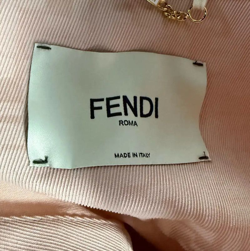 Fendi Fendi Pink Cotton Women's Jacket Size S 0089 Size S / US 4 / IT 40 - 7 Thumbnail
