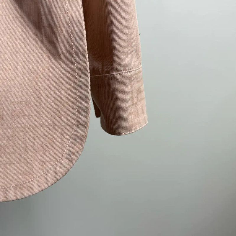 Fendi Fendi Pink Cotton Women's Jacket Size S 0089 Size S / US 4 / IT 40 - 6 Thumbnail