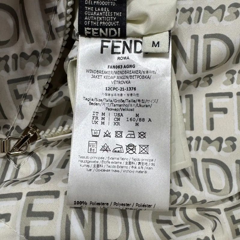 Fendi Fendi Cropped Jacket in Beige Polyester 0089 Size M / US 6-8 / IT 42-44 - 9 Thumbnail