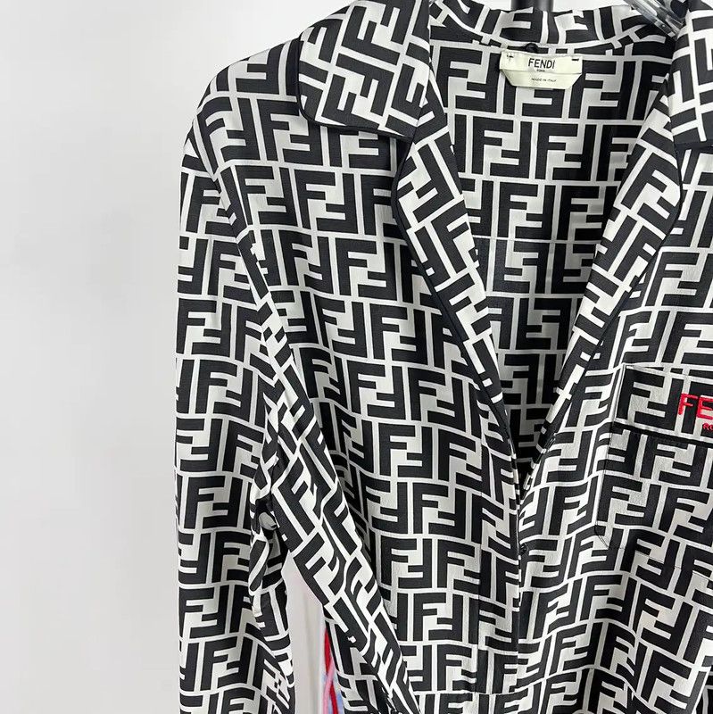 Fendi Fendi Multicolor Silk Dress Size M 0089 Size M / US 6-8 / IT 42-44 - 2 Thumbnail