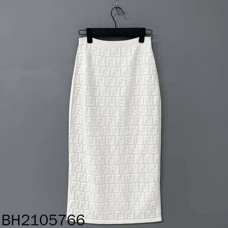 Fendi Fendi White Knitted Cardigan and Top Set 0089 Size ONE SIZE - 6 Thumbnail