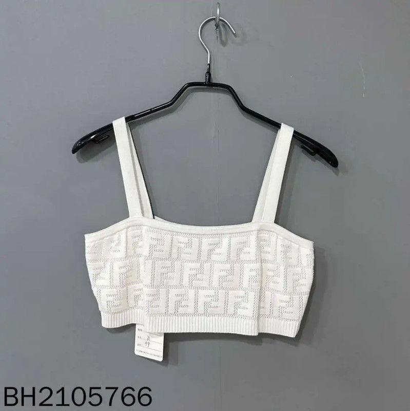 Fendi Fendi White Knitted Cardigan and Top Set 0089 Size ONE SIZE - 3 Thumbnail