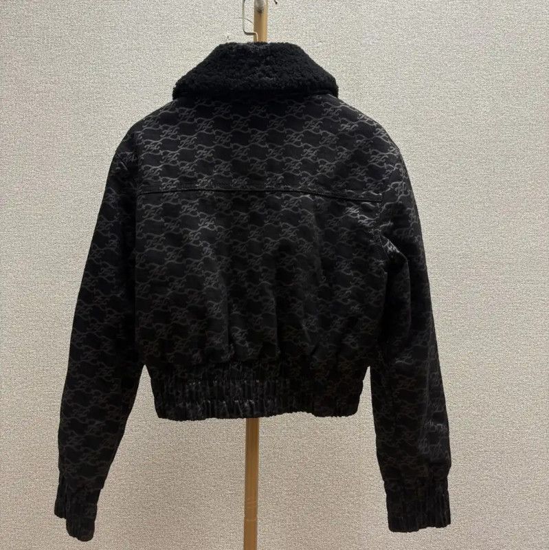 Fendi Fendi Black Winter Cotton Jacket for Women 0089 Size M / US 6-8 / IT 42-44 - 2 Thumbnail