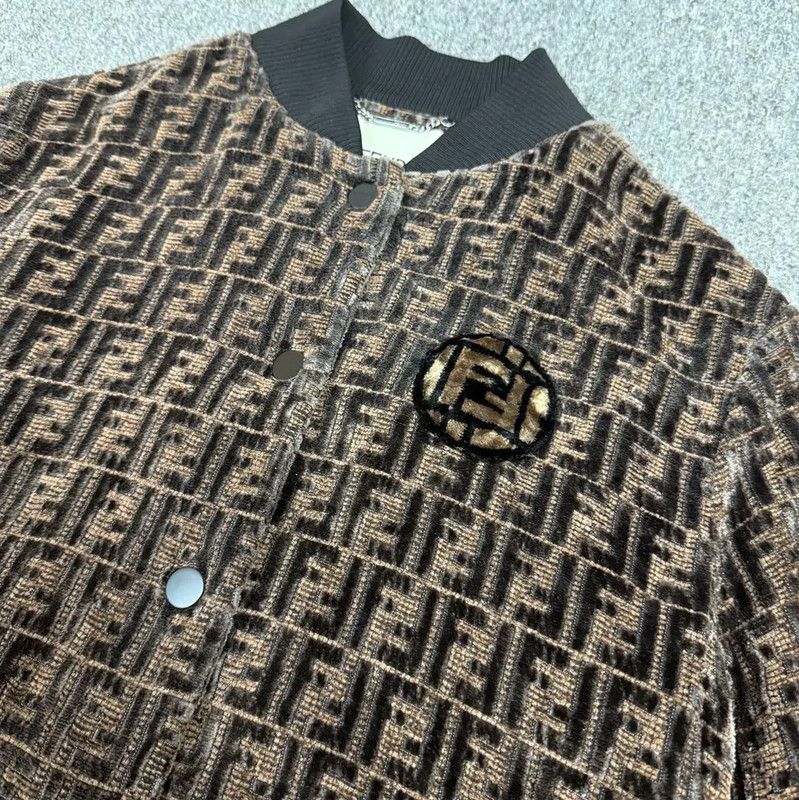 Fendi Fendi Colorblock Polyester Women's Jacket 0089 Size M / US 6-8 / IT 42-44 - 3 Thumbnail