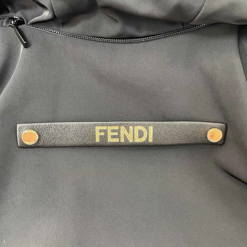 Fendi Fendi Black Logo Women's Jacket 0089 Size M / US 6-8 / IT 42-44 - 10 Thumbnail