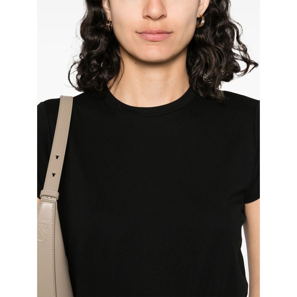 Mazzarelli Mazzarelli BLACK Tops - T-shirts & Jerseys Size S / US 4 / IT 40 - 4 Thumbnail