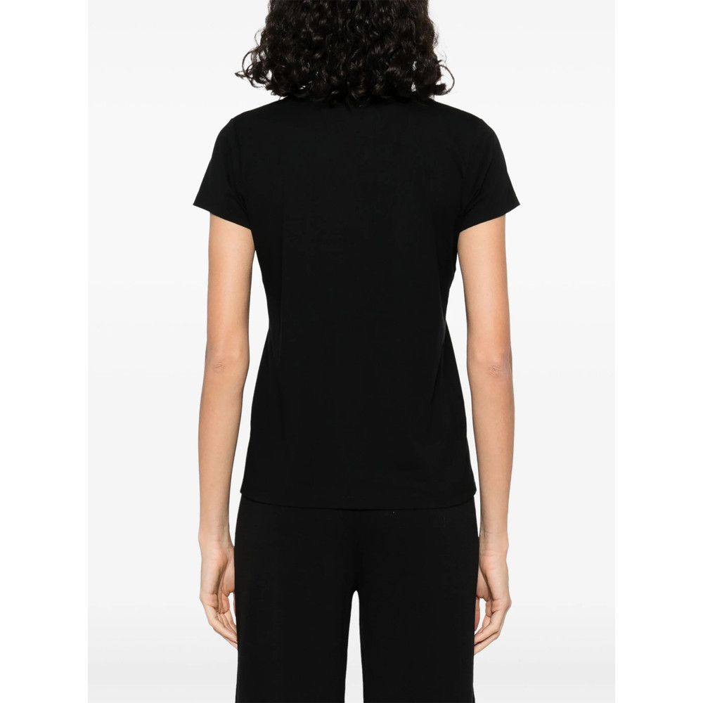 Mazzarelli Mazzarelli BLACK Tops - T-shirts & Jerseys Size S / US 4 / IT 40 - 2 Thumbnail