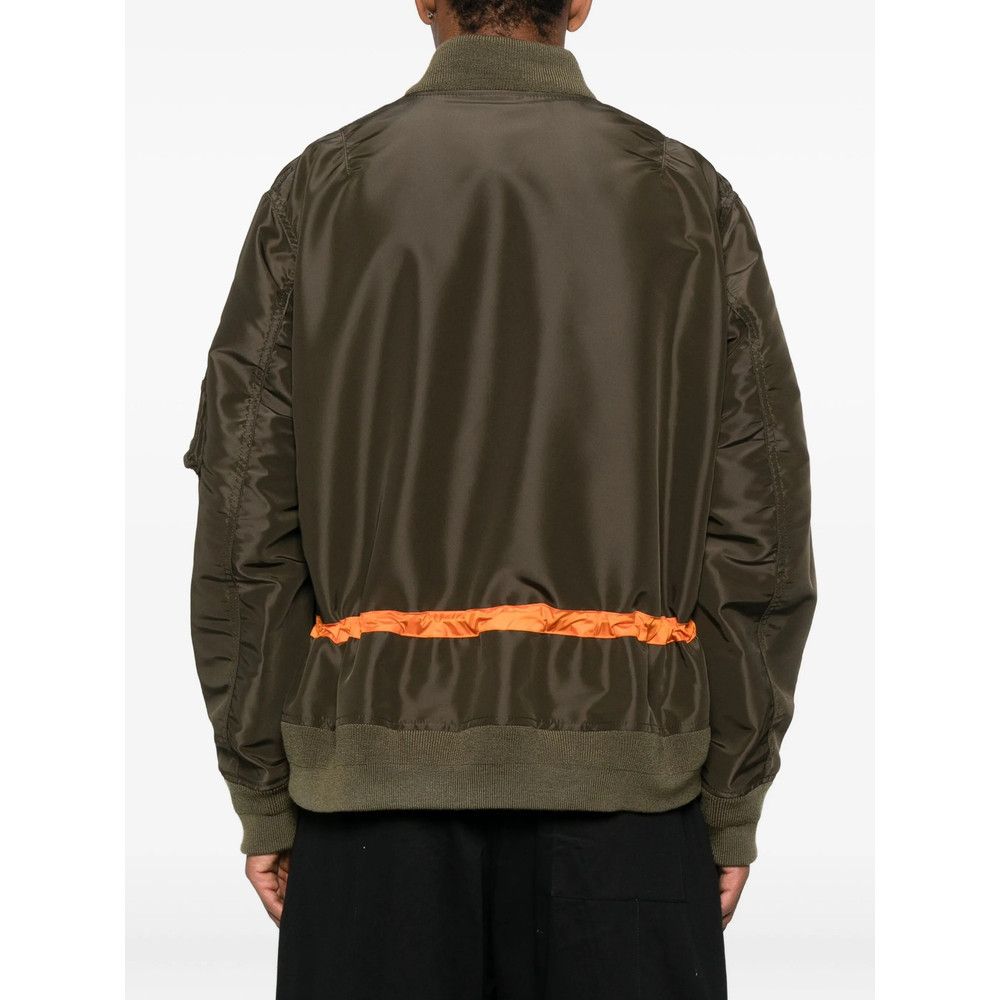 Sacai Sacai GREEN Jackets - Bomber Jackets Size US L / EU 52-54 / 3 - 3 Thumbnail