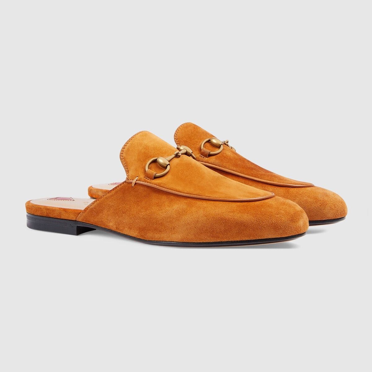 Gucci Gucci Princetown Horsebit Scede Slippers SIZE 35 Size ONE SIZE - 2 Thumbnail