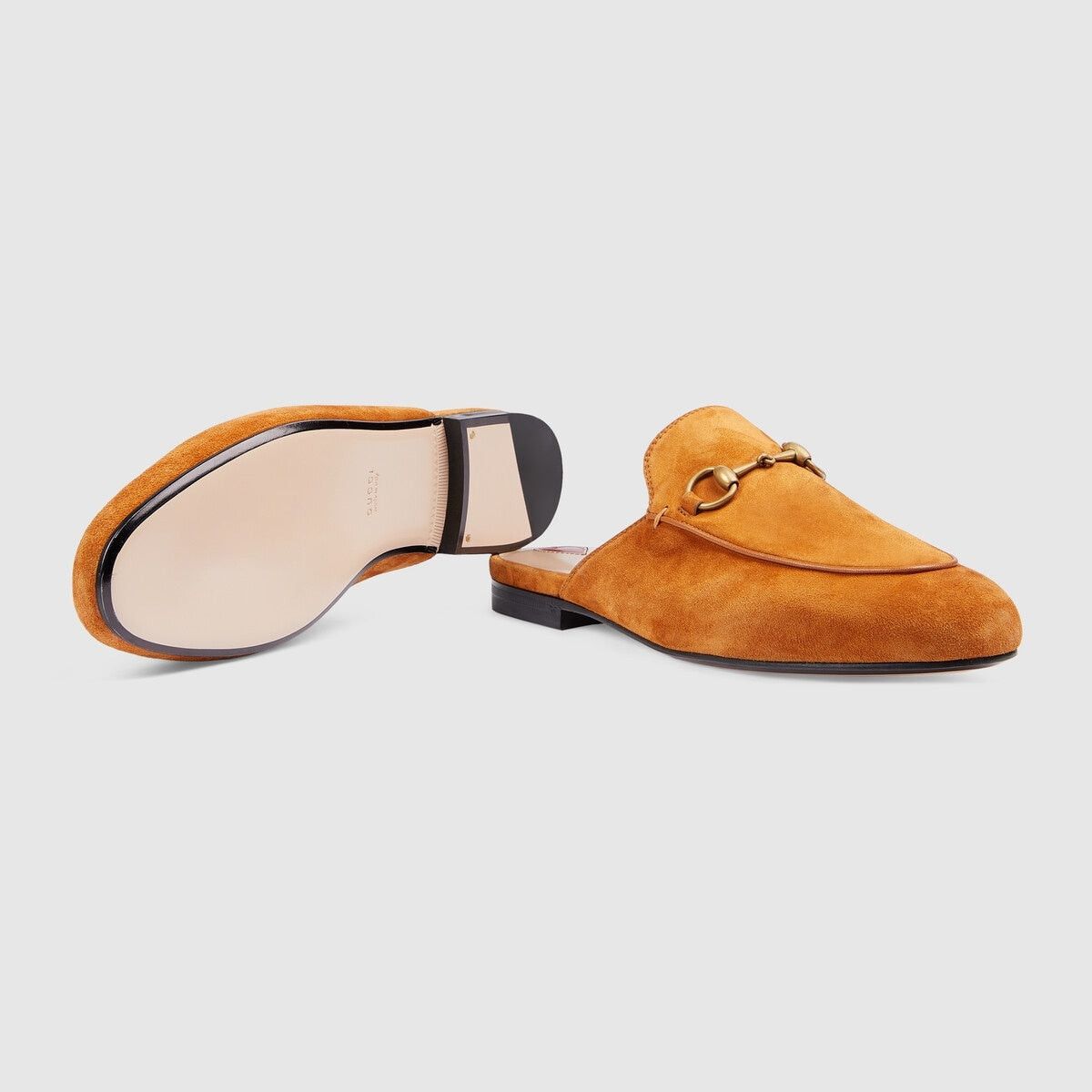 Gucci Gucci Princetown Horsebit Scede Slippers SIZE 35 Size ONE SIZE - 4 Thumbnail