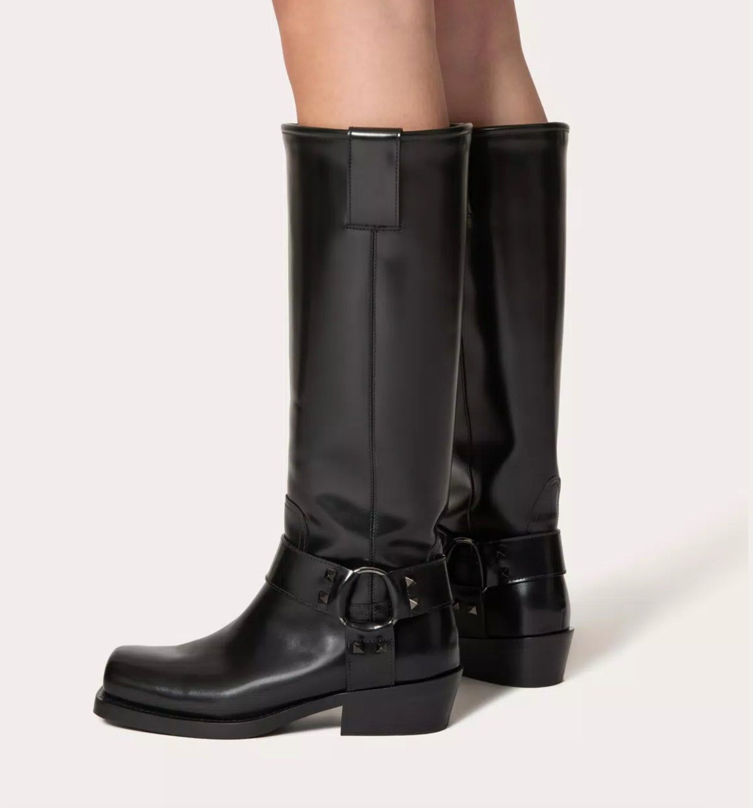 Valentino Valentino Rockstud Biker Boots SIZE 36 Size ONE SIZE - 4 Thumbnail