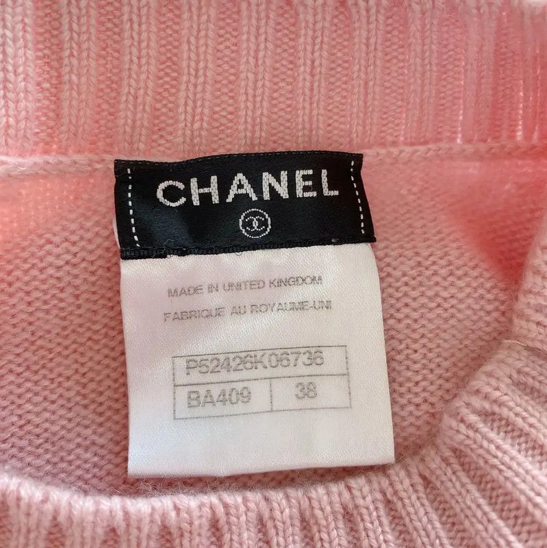 Fendi FENDI Pink Cashmere Knit Long Sleeve Sweater 0089 Size M / US 6-8 / IT 42-44 - 6 Thumbnail
