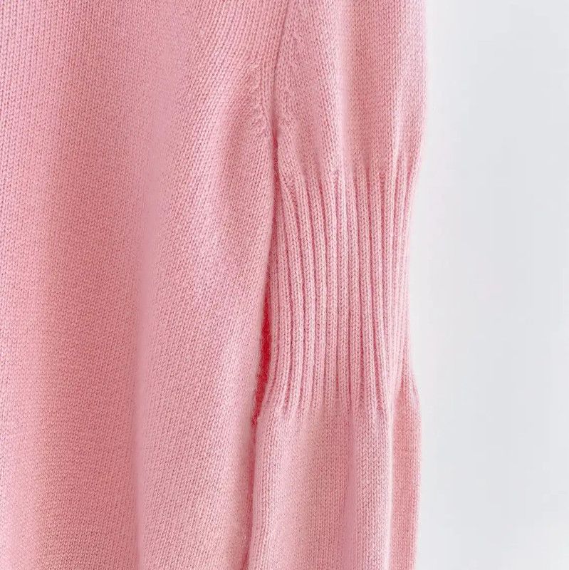 Fendi FENDI Pink Cashmere Knit Long Sleeve Sweater 0089 Size M / US 6-8 / IT 42-44 - 4 Thumbnail