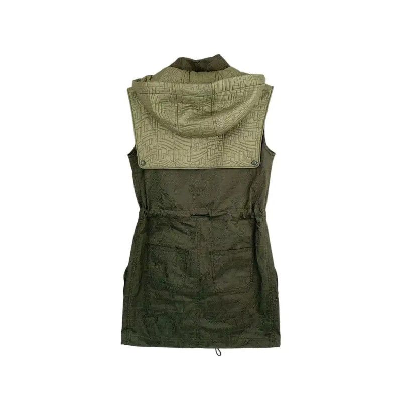 slim fit dress slacks Fendi Turquoise Cap-Sleeve Dress with Eye on Collar – Salvage Renaissance main image 1