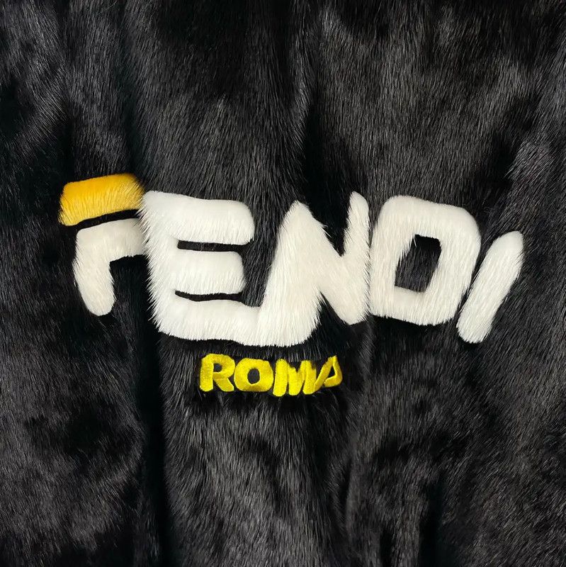 Fendi Fendi Black Wool Women's Knit Sweater 0089 Size L / US 10 / IT 46 - 3 Thumbnail
