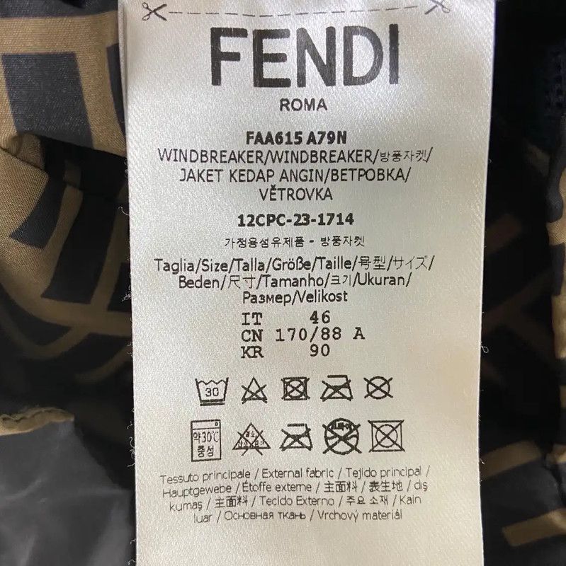 Fendi Fendi Color Block Polyester Women's Jacket 0089 Size XL / US 12-14 / IT 48-50 - 5 Thumbnail
