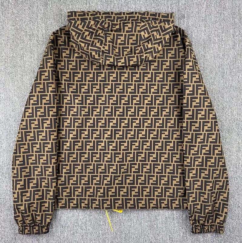 Fendi Fendi Color Block Polyester Women's Jacket 0089 Size XL / US 12-14 / IT 48-50 - 2 Thumbnail