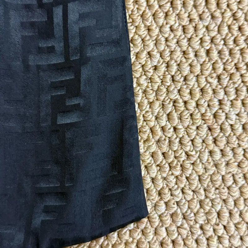 Fendi Fendi Black Silk Midi Dress in Size M 0089 Size M / US 6-8 / IT 42-44 - 6 Thumbnail
