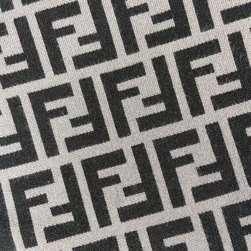 Fendi Fendi Dark Gray Women's Midi Dress 0089 Size M / US 6-8 / IT 42-44 - 3 Thumbnail