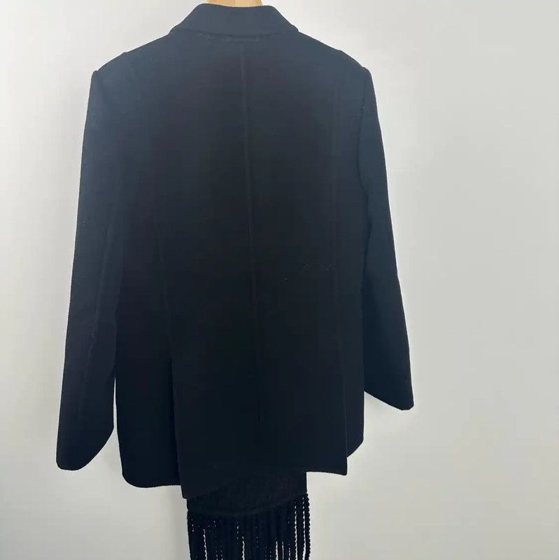 Fendi Fendi Women's Black Wool Coat 0089 Size S / US 4 / IT 40 - 2 Thumbnail
