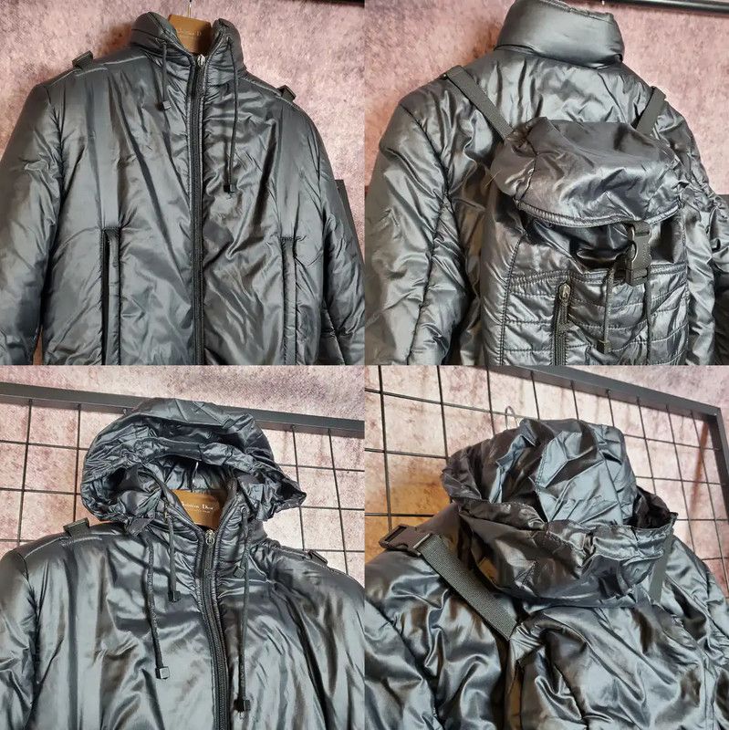 Fendi Fendi Black Logo Down Jacket for Women 0089 Size M / US 6-8 / IT 42-44 - 3 Thumbnail