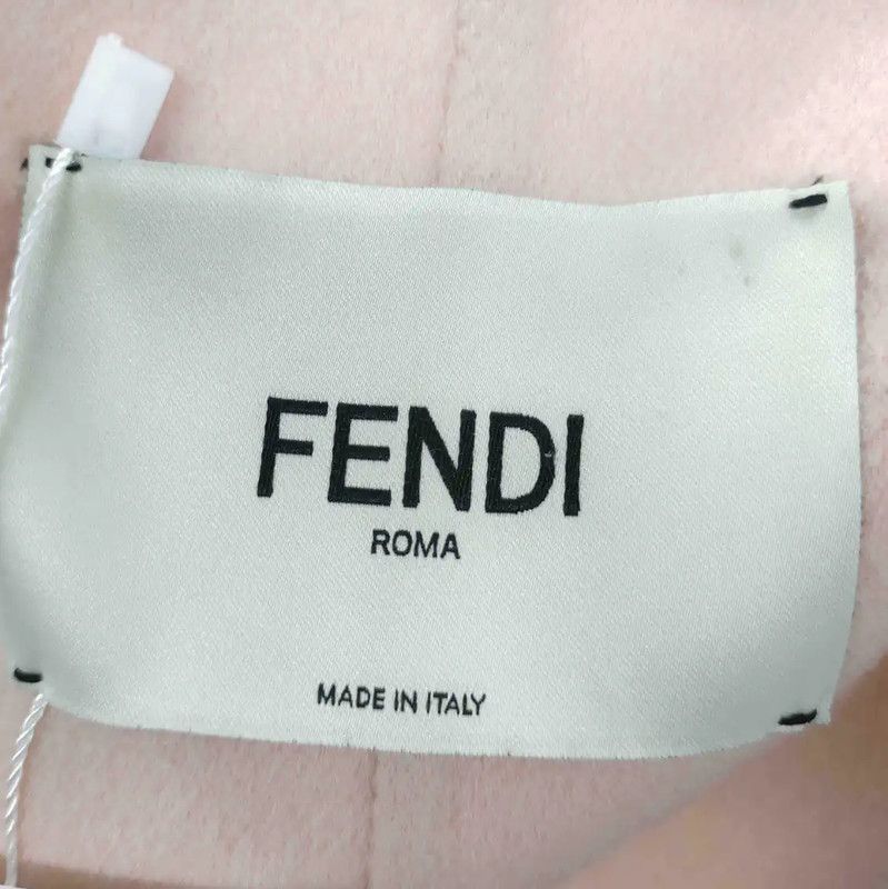 Fendi Fendi White Wool Ladies Jacket with Detail 0089 Size L / US 10 / IT 46 - 3 Thumbnail
