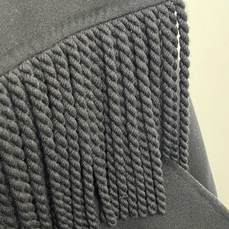Fendi Fendi Black Wool Women's Coat Size L 0089 Size L / US 10 / IT 46 - 3 Thumbnail