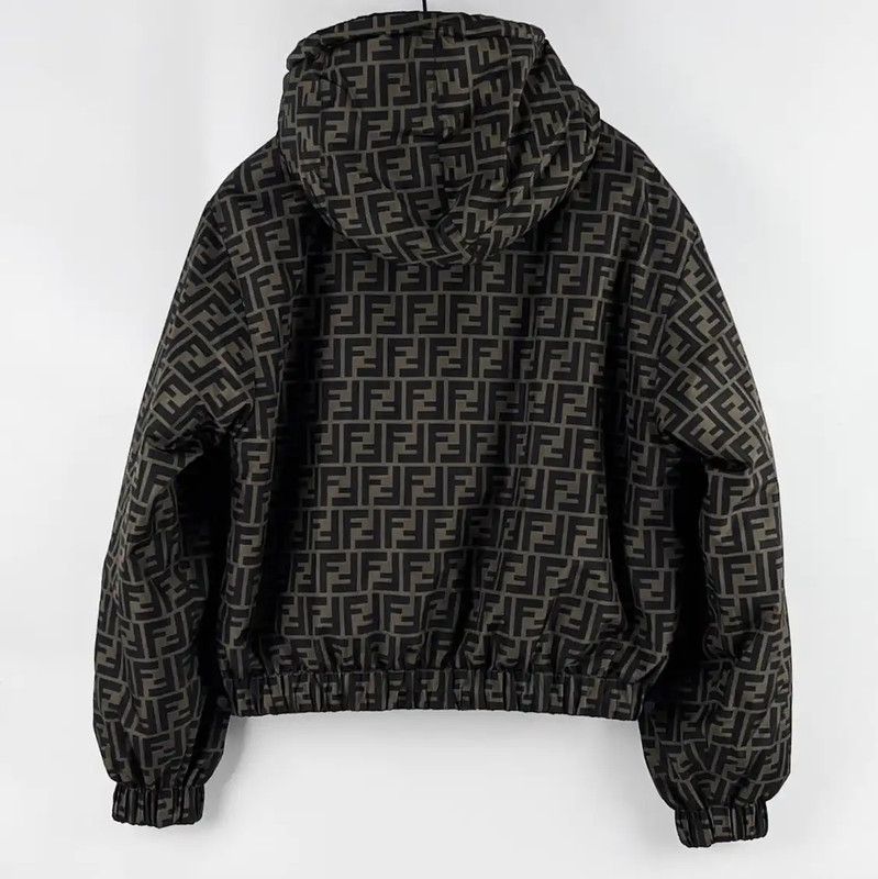 Fendi Fendi Multicolor Cotton Jacket for Women 0089 Size S / US 4 / IT 40 - 2 Thumbnail