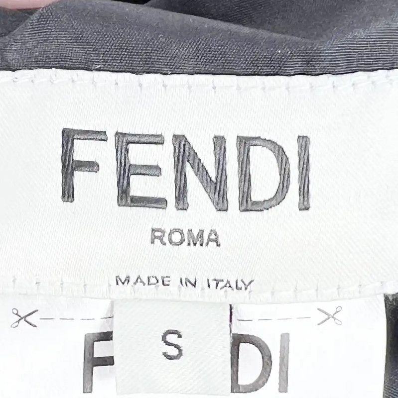 Fendi Fendi Multicolor Cotton Jacket for Women 0089 Size S / US 4 / IT 40 - 3 Thumbnail