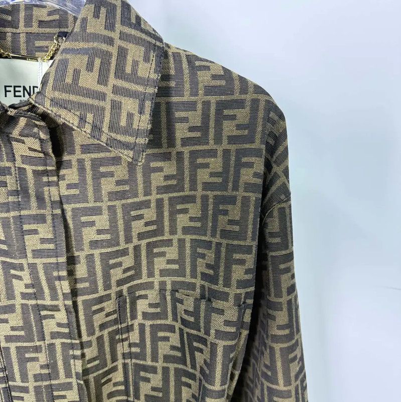 Fendi Fendi Colorblock Jacket for Women 0089 Size M / US 6-8 / IT 42-44 - 4 Thumbnail
