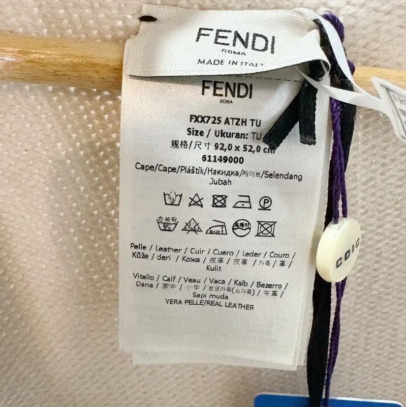 Fendi Fendi Beige Wool Women's Knit Sweater 0089 Size M / US 6-8 / IT 42-44 - 4 Thumbnail