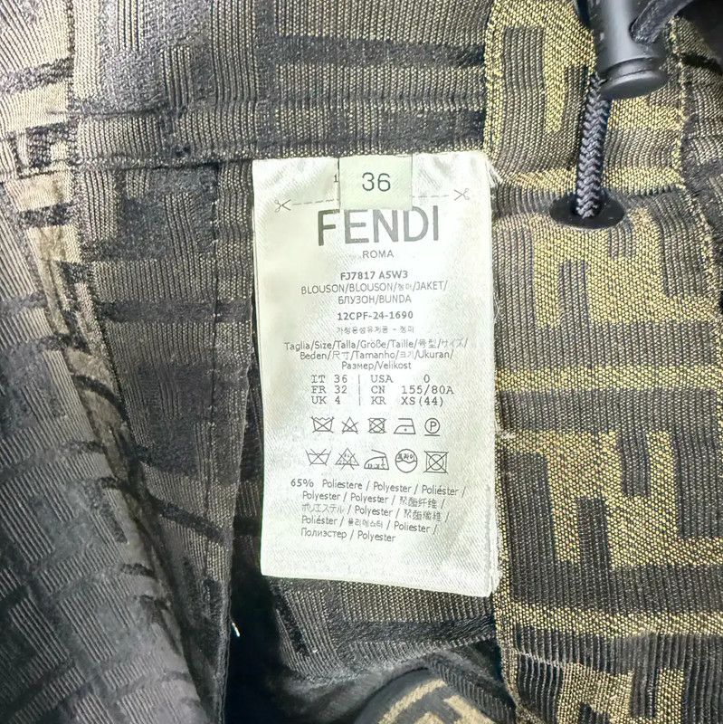 Fendi Fendi Colorblock Polyester Women's Jacket 0089 Size S / US 4 / IT 40 - 8 Thumbnail