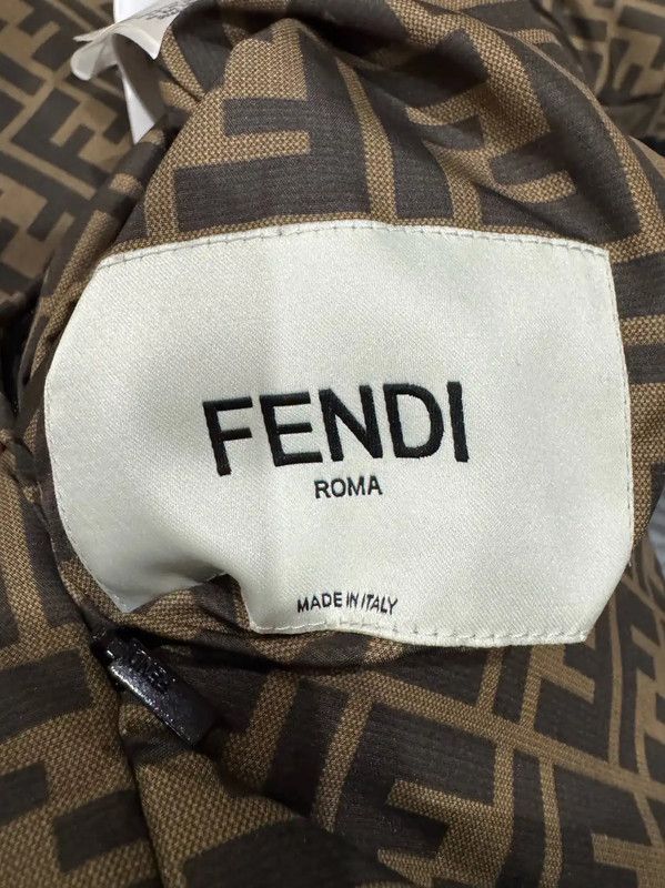 Fendi Fendi Women's White Down Jacket Size S 0089 Size S / US 4 / IT 40 - 8 Thumbnail