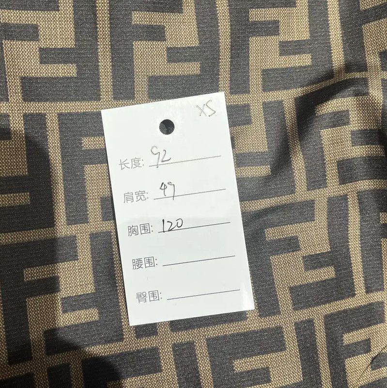 Fendi Fendi Brown Long Coat with Logo Print 0089 Size XS / US 0-2 / IT 36-38 - 6 Thumbnail