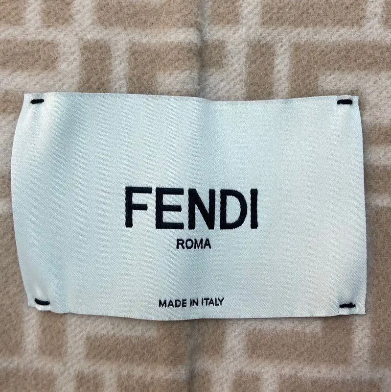 Fendi Fendi Khaki Wool Long Coat for Women 0089 Size XL / US 12-14 / IT 48-50 - 5 Thumbnail