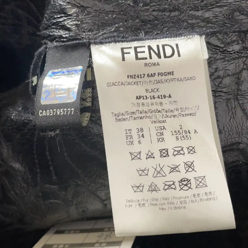 Fendi Fendi Winter Black Mocha Mink Jacket 0089 Size M / US 6-8 / IT 42-44 - 5 Thumbnail