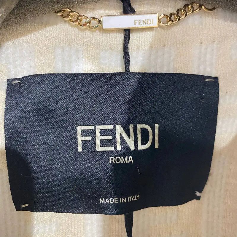 Fendi Fendi White Mink Fur Women's Jacket 0089 Size S / US 4 / IT 40 - 3 Thumbnail