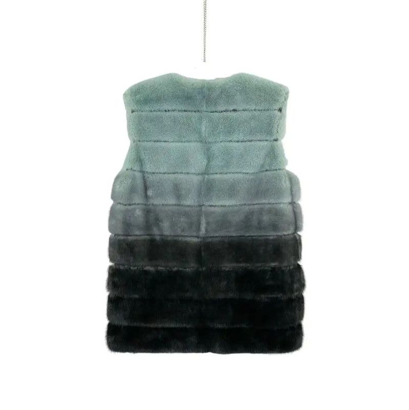 Fendi Fendi Multicolor Animal Fur Women's Jacket 0089 Size ONE SIZE - 2 Thumbnail