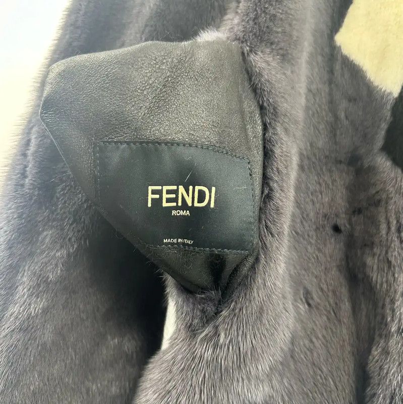 Fendi Fendi Gray Wool Women's Hoodie Size XXL 0089 Size XXL / US 16-18 / IT 52-54 - 3 Thumbnail
