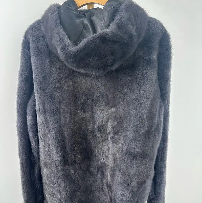Fendi Fendi Gray Wool Women's Hoodie Size XXL 0089 Size XXL / US 16-18 / IT 52-54 - 2 Thumbnail