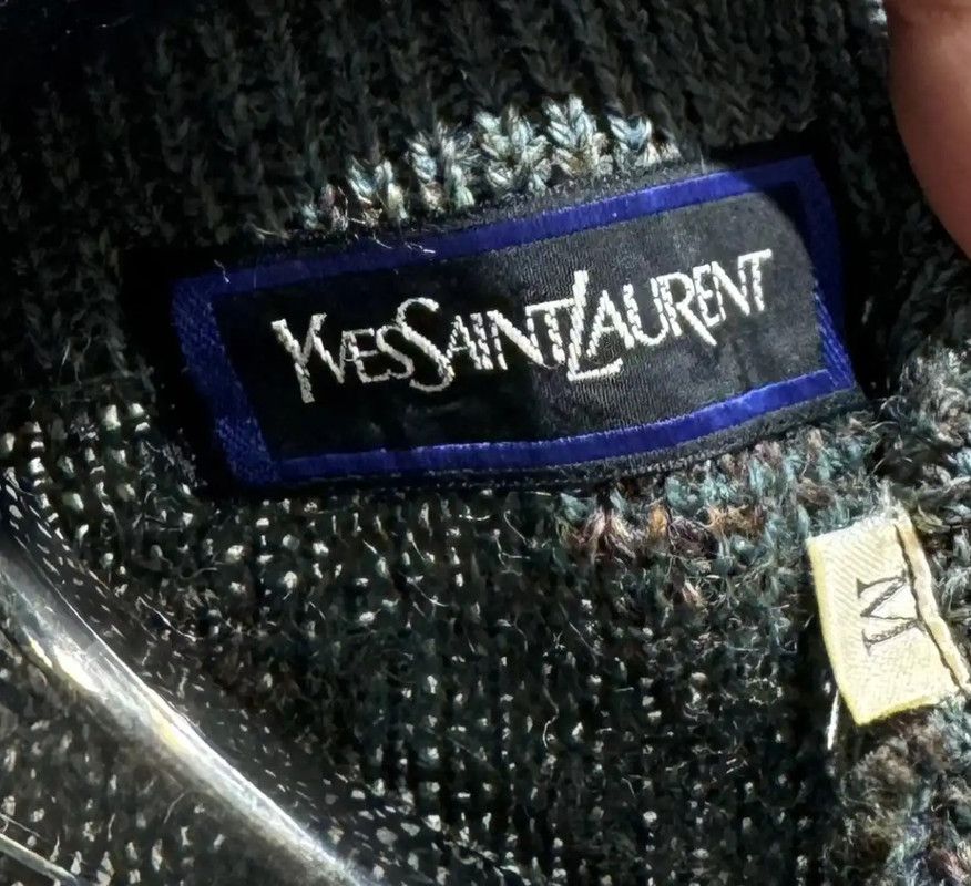 Yves Saint Laurent Yves Saint Laurent Colorful Knit Sweater 0089 Size ONE SIZE - 4 Thumbnail