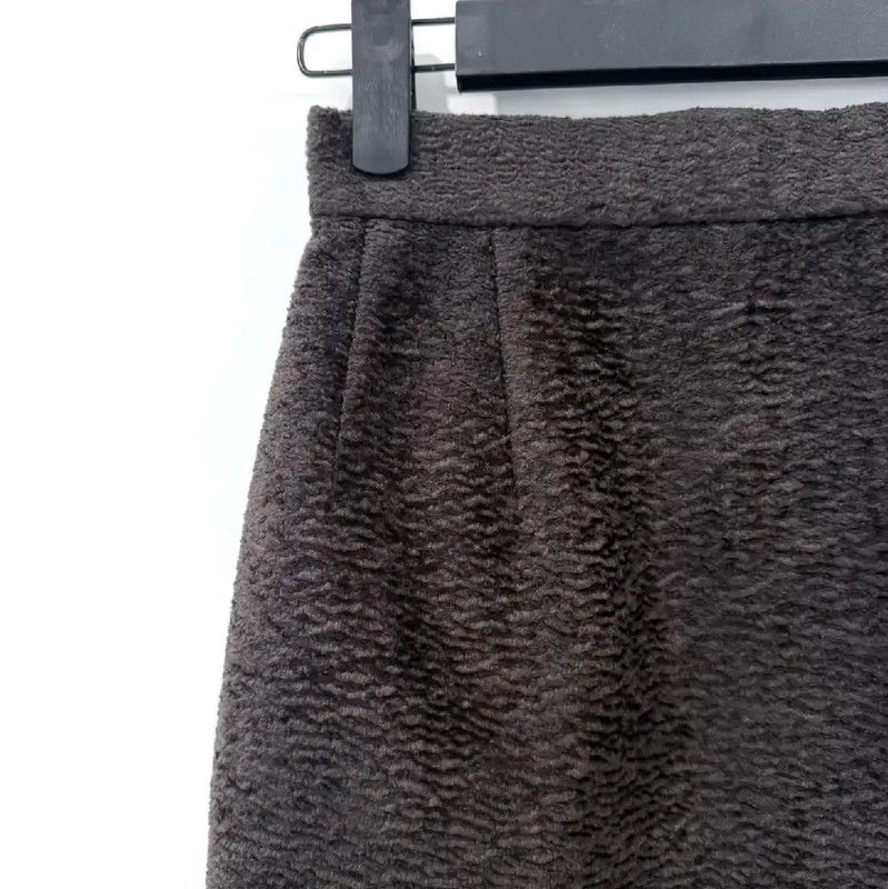 Yves Saint Laurent YSL Gray Polyester Women's Skirt 0089 Size 23" - 4 Thumbnail