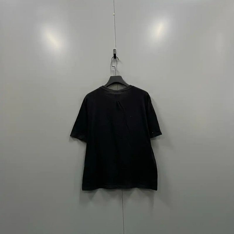 Yves Saint Laurent YSL Women's Black Short Sleeve T-Shirt 0089 Size XS / US 0-2 / IT 36-38 - 2 Thumbnail