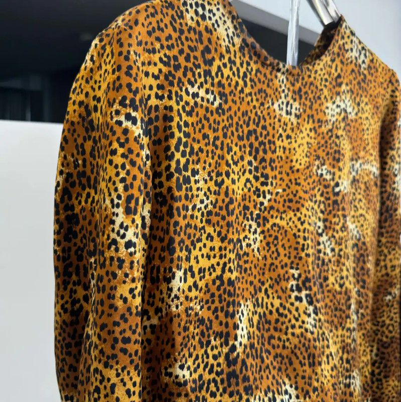 Yves Saint Laurent Yves Saint Laurent Colorful Silk Women's Shirt 0089 Size M / US 6-8 / IT 42-44 - 4 Thumbnail
